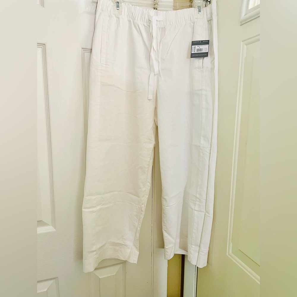 Eddie Bauer White Wide Leg Pants